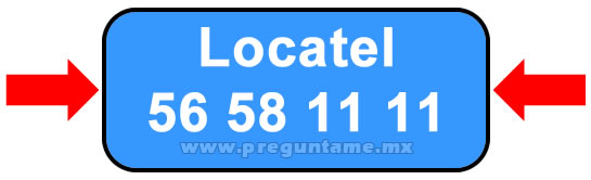 Numero de Locatel CDMX - DF